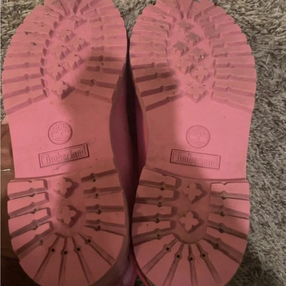Timberland Women's Pink Boots - Picture 2 of 2